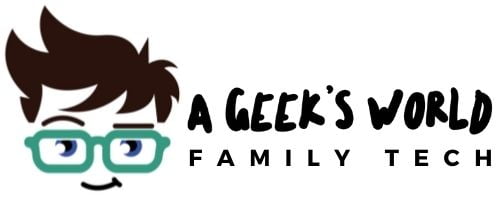 a geeks world family tech logo