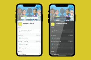 how to get dark mode on Snapchat