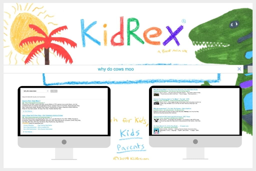 KidRex kid-friendly safe search engine