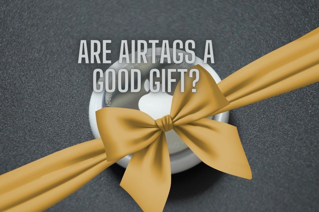 are AirTags a good gift? AirTag wrapped in a bow