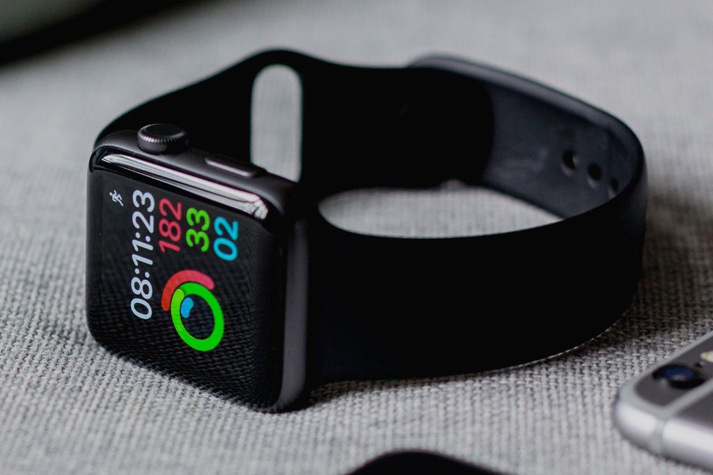 Apple Watch showing movement rings